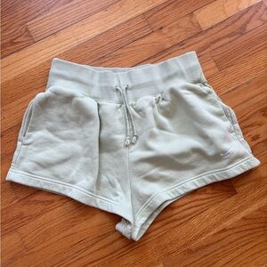 Nike Women's Light Green Athletic Shorts